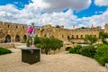 Inner courtyard of the tower of David in Jerusalem, Israel