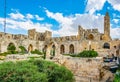 Inner courtyard of the tower of David in Jerusalem, Israel