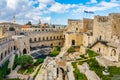 Inner courtyard of the tower of David in Jerusalem, Israel