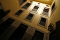 Inner courtyard of a typical Moroccan riad Royalty Free Stock Photo