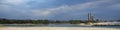 Inner Currumbin Alley panorama, Australia Royalty Free Stock Photo