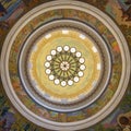 Inner Dome and chandelier of Utah State Capitol