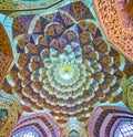 The inner dome of Pars Museum, Shiraz, Iran