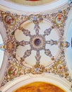 The inner dome of Puerta del Perdon gate of Mezquita, on Sep 30 in Cordoba, Spain