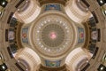 Wisconsin State Capitol inner dome and ceiling Royalty Free Stock Photo