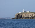 Inner Farne Lighthouse on the Farne Islands, UK Royalty Free Stock Photo