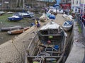 Inner harbor harbour Brixham Devon England UK