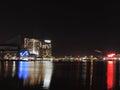 Inner Harbor at Night Royalty Free Stock Photo