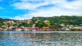 Inner harbor in St Georges, Grenada Royalty Free Stock Photo