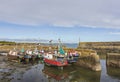 The Inner Harbour entrance at Slade Harbour, a small Fishing Village in County Wexford, Southern Ireland.