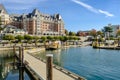 Inner Harbour of Victoria Harbour in British Columbia, Canada Royalty Free Stock Photo