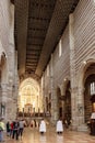 The inner mail hall of the Basilica di San Zeno Maggiore in old part of Verona, Italy
