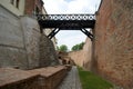 Inner moat and draw bridge of Spielberg Castle, Brno, Czechia