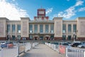 Chifeng Railway Station in Chifeng, Inner Mongolia, China.