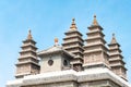 Five Pagoda Temple(Wutasi). a famous historic site in Hohhot, Inner Mongolia, China. Royalty Free Stock Photo