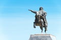 Kublai Khan Statue at Kublai Square in Zhenglan Banner, Xilin Gol, Inner Mongolia, China.