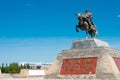 Kublai Khan Statue at Kublai Square in Zhenglan Banner, Xilin Gol, Inner Mongolia, China.