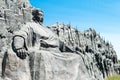 Kublai Khan Statue at Site of Xanadu (World Heritage site). a famous historic site in Zhenglan Banner, Xilin Gol, Inner