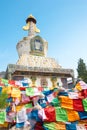 Pagoda at Xilitu Zhao Temple(Shiretu Juu). a famous historic site in Hohhot, Inner Mongolia, China.