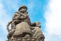 Statue of Altan Khan (Alatan Khan) in the Dazhao Lamasery. a famous historic site in Hohhot, Inner Mongolia, China. Royalty Free Stock Photo