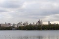 Inner New York skyline viewed from Central Park Royalty Free Stock Photo
