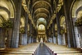 Inner panorama of St. Nicholas Cathedral, Principality Monaco.