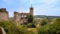 The medieval castle Falkenstein in Lower Austria