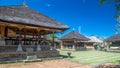 Inner parts of an old hindu temple in bali Royalty Free Stock Photo