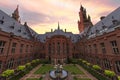 Inner Peace Palace court with a polar bears fountain Royalty Free Stock Photo