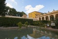 An inner Pond in the Real Alcazar of Seville, SPain Royalty Free Stock Photo