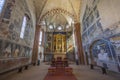 Inner of Sant\'Antonio of Ranverso\' s Abbey in Buttigliera Alta, province of Turin,