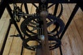 Inner Workings of Old Clock Tower Clock Royalty Free Stock Photo