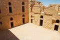 Inner yard of the abandoned desert castle Qasr Kharana Kharanah or Harrana near Amman, Jordan