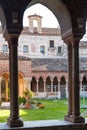 Inner yard of Basilica di San Zeno in Verona