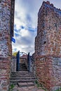 Inner yard of Kastelholm castle on Aland islands in Finland Royalty Free Stock Photo