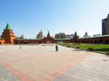 Inner yard of Kremlin in Yoshkar-Ola city