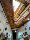 An inner yard of a traditional house in Casbah, Algiers