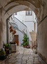 The inner yards of Old Town Bari Royalty Free Stock Photo