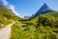 Innerdalen valley beautiful hiking destination, Norway Royalty Free Stock Photo