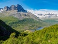 Innerdalsvatna lake t and Innerdalen Valley, Norway Royalty Free Stock Photo