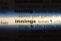 innings Royalty Free Stock Photo