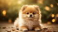Innocence Unveiled: A Heart-Melting Capture of a Fluffy Pomeranian Puppy\'s Irresistible Charm