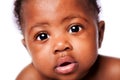 Innocent African baby face Royalty Free Stock Photo