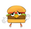 Innocent burger cartoon