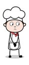 Innocent - Cartoon Waiter Male Chef Vector Illustration