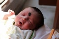 innocent infant baby. New born baby are adorable Royalty Free Stock Photo