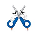 Innocent scissors cartoon