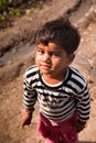 Innocent Smile of indian child Royalty Free Stock Photo