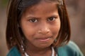 Innocent smile of indian female child Royalty Free Stock Photo