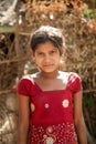 Innocent smile of indian female child